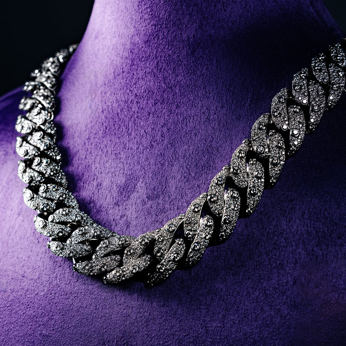 Iced Out Miami Cuban Link Chain - VVS Moissanite